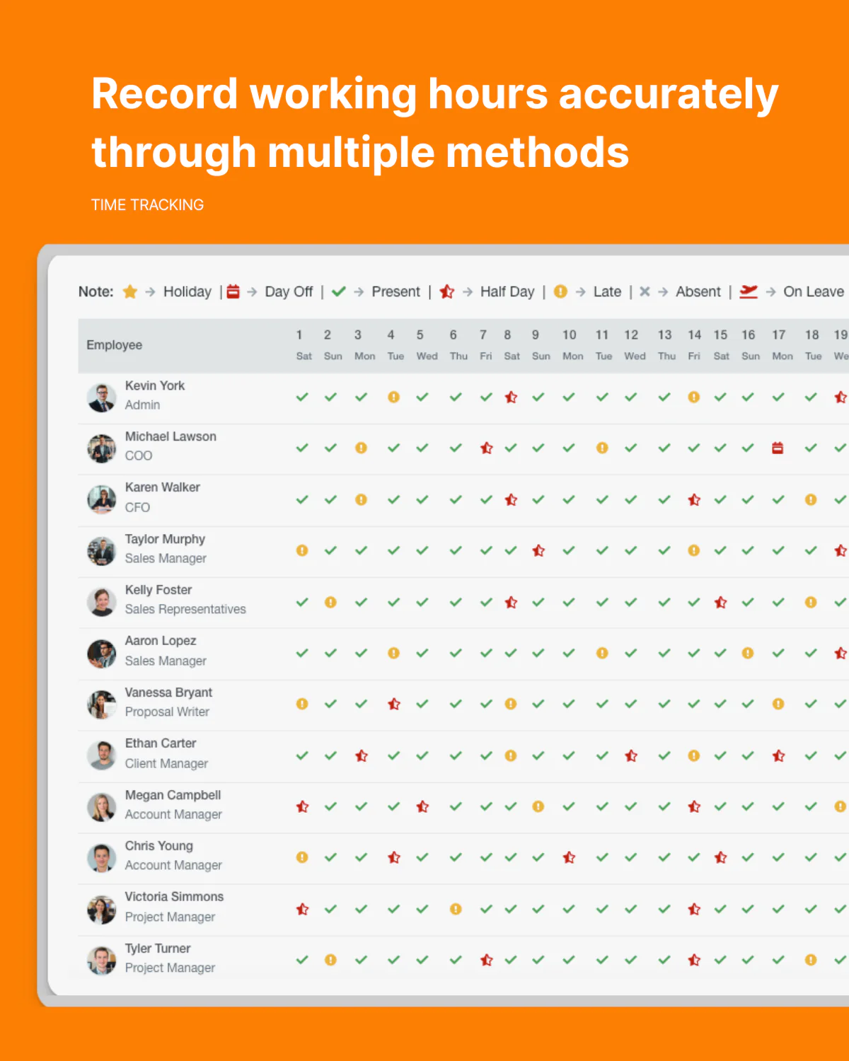 TIME TRACKING