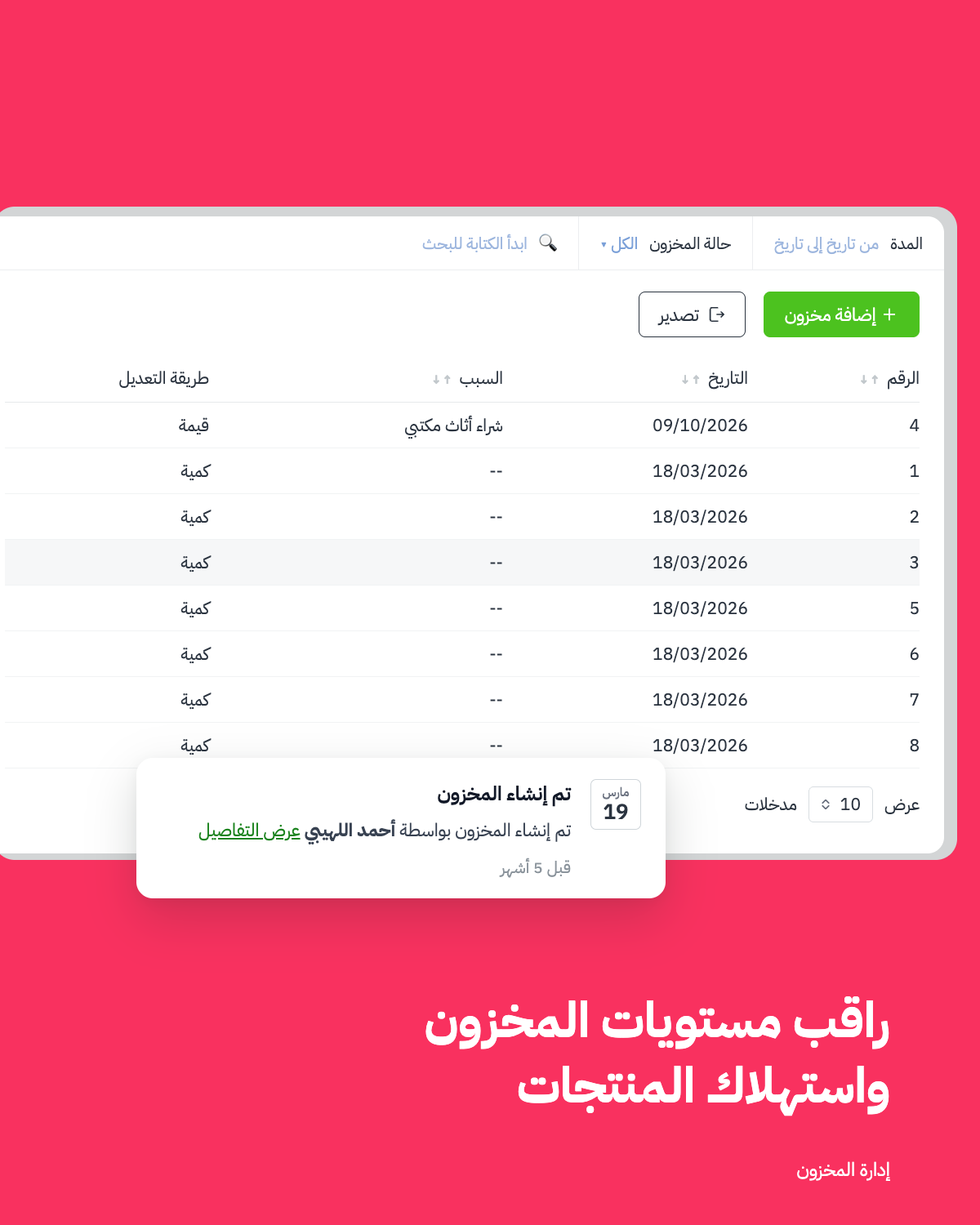 إدارة المشتريات والمورّدين 14 حالة أمر الشراء