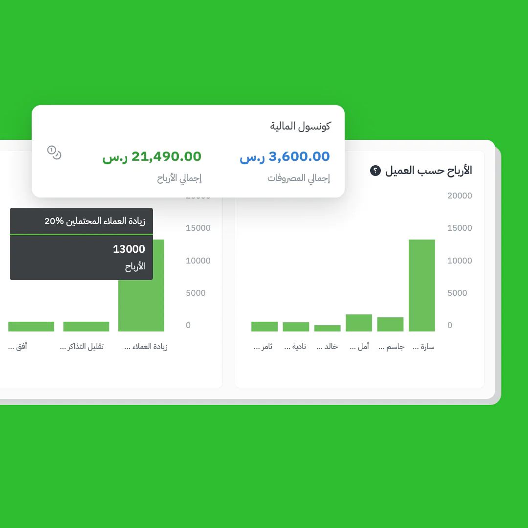 ملخص مالي محدث